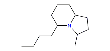 5-Methyl-3-butyloctahydroindolizine